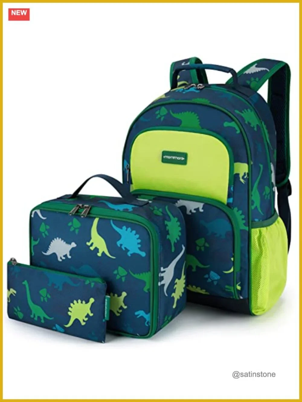 Kids Backpack Set with Lunch Box and Pencil Case for School